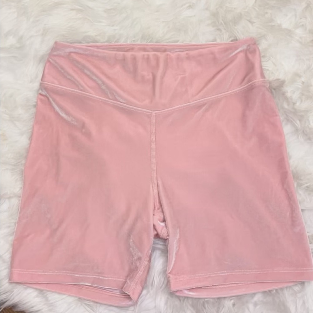 Victoria’s Secret PINK velvet high waist shorts- L. Brand new never worn.